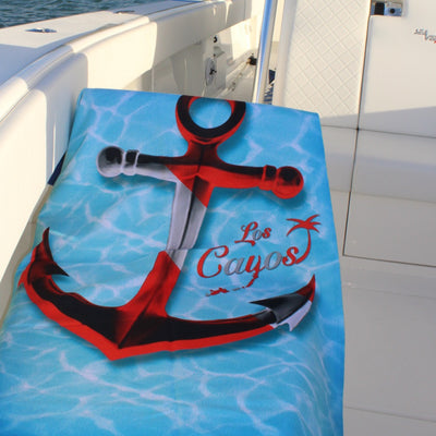 Beach Towel - Extra Large / Los Cayos Dive Anchor - Wholesale